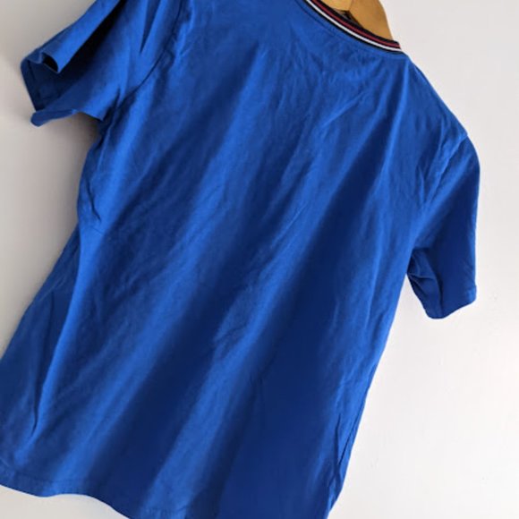 Tommy Hilfiger Royal Blue T-Shirt Size L 16/18 - Picture 2 of 6